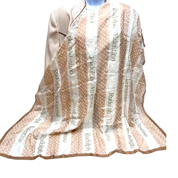 Valentino Rudolph Accessories - Valentino Rudolph 1921 scarf, 100% sheer silk, 38" x40" large full body wrap(35)